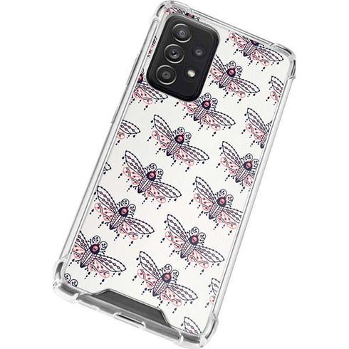 Cat Coq Blush Moth Galaxy A72 5G Clear Case